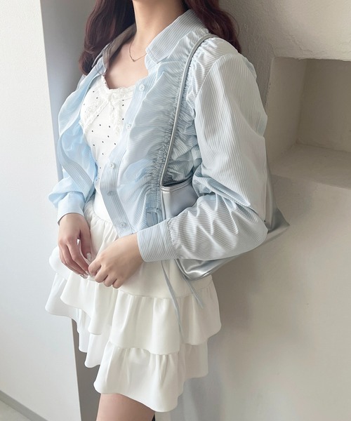 apres jour（アプレジュール）の「アソートドロストシャツ（シャツ/ブラウス・レディース・ライトイエロー/ブルー/オフホワイト/ブルー系その他/ピンク系その他・X-LARGE/フリー）」の16枚目の写真