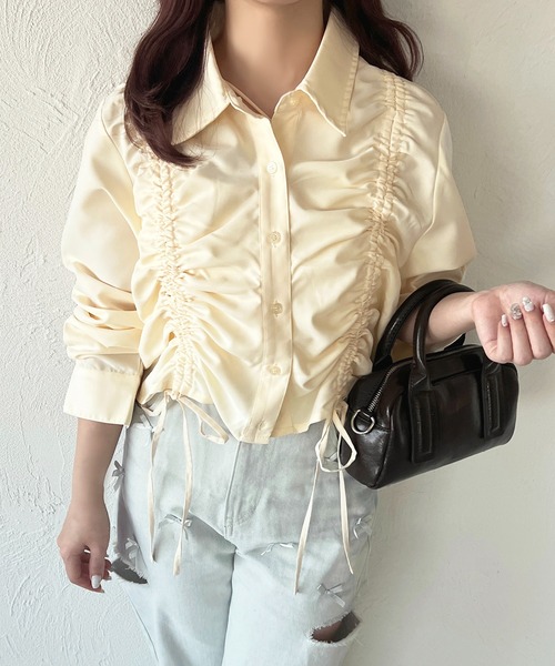 apres jour（アプレジュール）の「アソートドロストシャツ（シャツ/ブラウス・レディース・ライトイエロー/ブルー/オフホワイト/ブルー系その他/ピンク系その他・X-LARGE/フリー）」の22枚目の写真