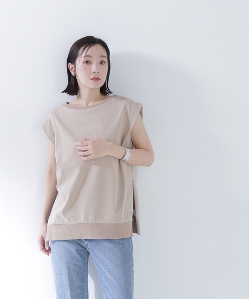【美品】COGTHEBIGSMOKE サイドスリットウールボリュームトップス SLY（スライ）の「MOCK NECK SIDE SLIT TOPS サイド スリット