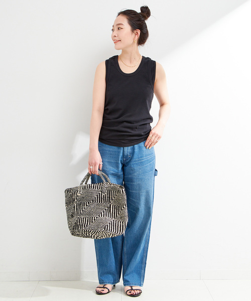B.C STOCK(ベーセーストック)の「《2点セット》ミントBLENDタンクセット(タンクトップ・レディース・ブラウン/チャコールグレー/ブラック・FREE)」の4枚目の写真