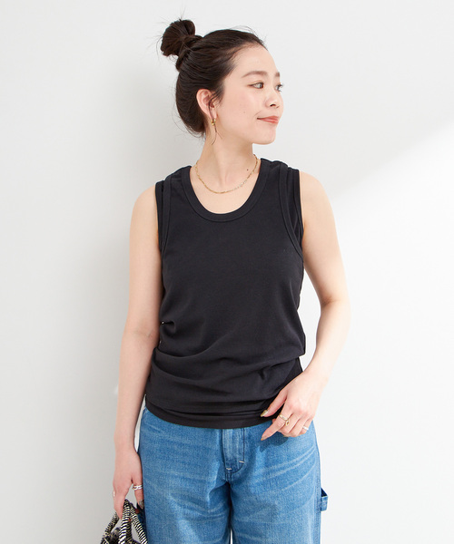 B.C STOCK(ベーセーストック)の「《2点セット》ミントBLENDタンクセット(タンクトップ・レディース・ブラウン/チャコールグレー/ブラック・FREE)」の7枚目の写真