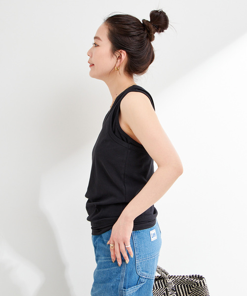 B.C STOCK(ベーセーストック)の「《2点セット》ミントBLENDタンクセット(タンクトップ・レディース・ブラウン/チャコールグレー/ブラック・FREE)」の8枚目の写真