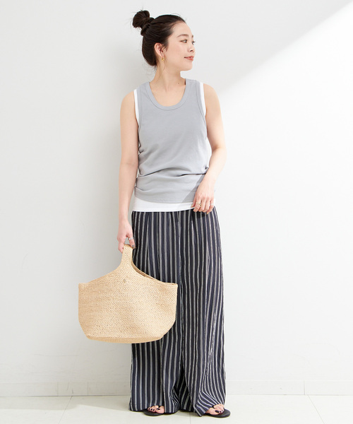B.C STOCK(ベーセーストック)の「《2点セット》ミントBLENDタンクセット(タンクトップ・レディース・ブラウン/チャコールグレー/ブラック・FREE)」の9枚目の写真