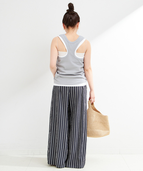 B.C STOCK(ベーセーストック)の「《2点セット》ミントBLENDタンクセット(タンクトップ・レディース・ブラウン/チャコールグレー/ブラック・FREE)」の11枚目の写真