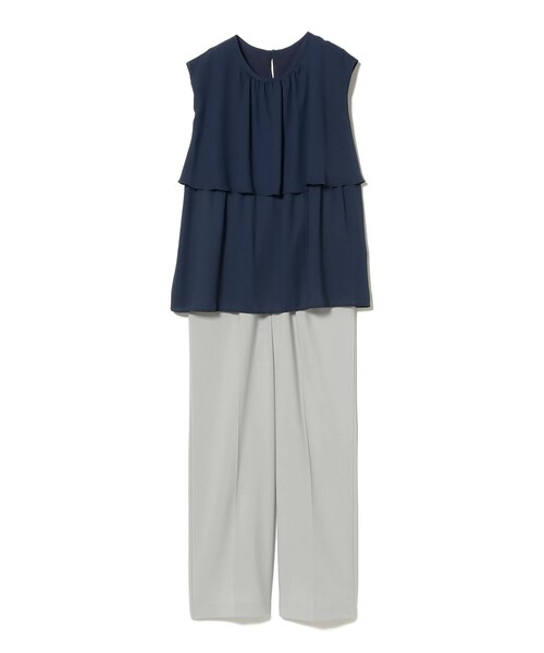 B:MING by BEAMS（ビーミングバイビームス）の「ブラウス × テーパード パンツ（S～L）（スーツセット・レディース・その他1/その他/ブラック・MEDIUM/LARGE/SMALL）」の8枚目の写真