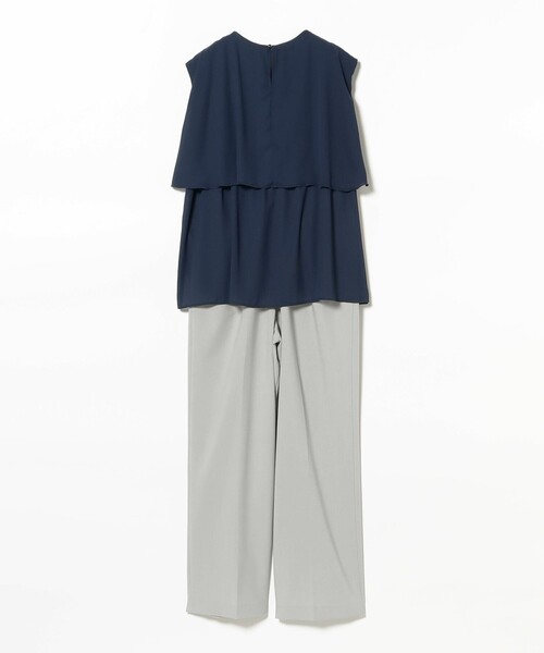 B:MING by BEAMS（ビーミングバイビームス）の「ブラウス × テーパード パンツ（S～L）（スーツセット・レディース・その他1/その他/ブラック・MEDIUM/LARGE/SMALL）」の9枚目の写真