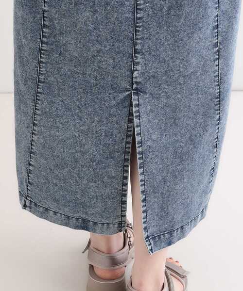 Cutie Blonde（キューティーブロンド）の「【S-LL/セットアップ可】ライトオンスデニム ZIPキャミワンピース（ワンピース・レディース・ライトブルー/ブルー・01/02/03/04）」の5枚目の写真