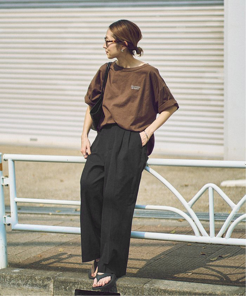 セール】≪WEB限定追加≫ウォッシャブルTWタックワイドパンツ