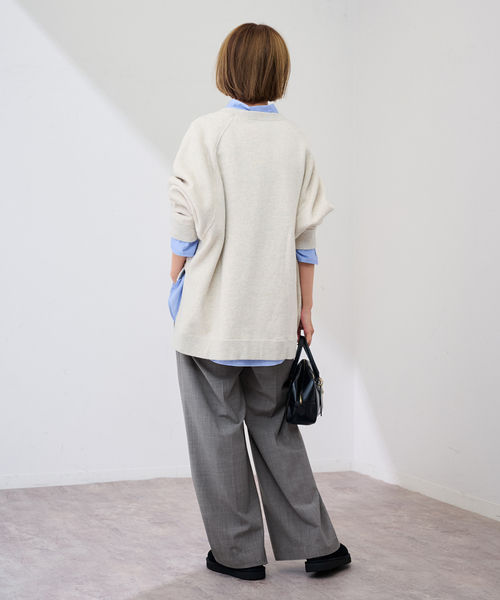 セール】≪WEB限定追加≫ウォッシャブルTWタックワイドパンツ