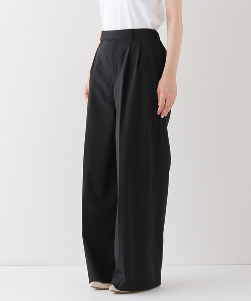 フレームワーク　完売　ウォッシャブルタック38パンツ OUT OF FRAMe ウォッシャブルウール 2タック パンツ（スラックス