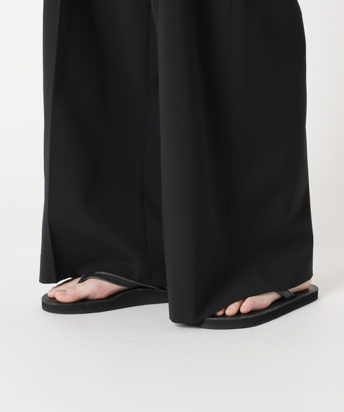 ≪WEB限定追加≫ウォッシャブルTWタックワイドパンツ