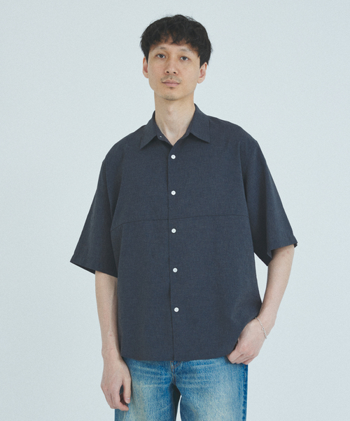JOURNAL STANDARD(ジャーナルスタンダード)の「"吸水速乾 / 接触冷感" EVALET ST LIGHT 半袖 シャツ(シャツ/ブラウス・メンズ・ブラック系その他/グレー/ブラウン系その他/ライトグレー・SMALL/MEDIUM/LARGE)」の6枚目の写真