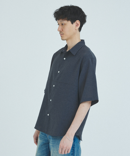 JOURNAL STANDARD(ジャーナルスタンダード)の「"吸水速乾 / 接触冷感" EVALET ST LIGHT 半袖 シャツ(シャツ/ブラウス・メンズ・ブラック系その他/グレー/ブラウン系その他/ライトグレー・SMALL/MEDIUM/LARGE)」の7枚目の写真