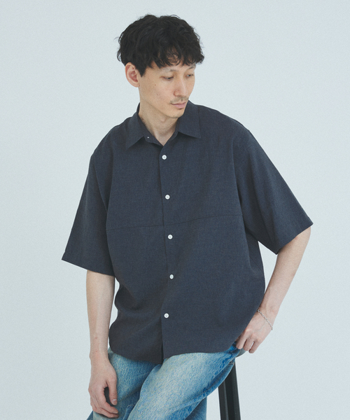 JOURNAL STANDARD(ジャーナルスタンダード)の「"吸水速乾 / 接触冷感" EVALET ST LIGHT 半袖 シャツ(シャツ/ブラウス・メンズ・ブラック系その他/グレー/ブラウン系その他/ライトグレー・SMALL/MEDIUM/LARGE)」の10枚目の写真