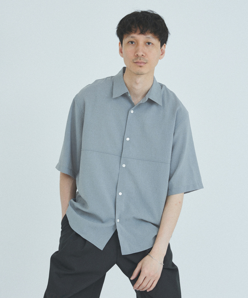 JOURNAL STANDARD(ジャーナルスタンダード)の「"吸水速乾 / 接触冷感" EVALET ST LIGHT 半袖 シャツ(シャツ/ブラウス・メンズ・ブラック系その他/グレー/ブラウン系その他/ライトグレー・SMALL/MEDIUM/LARGE)」の21枚目の写真