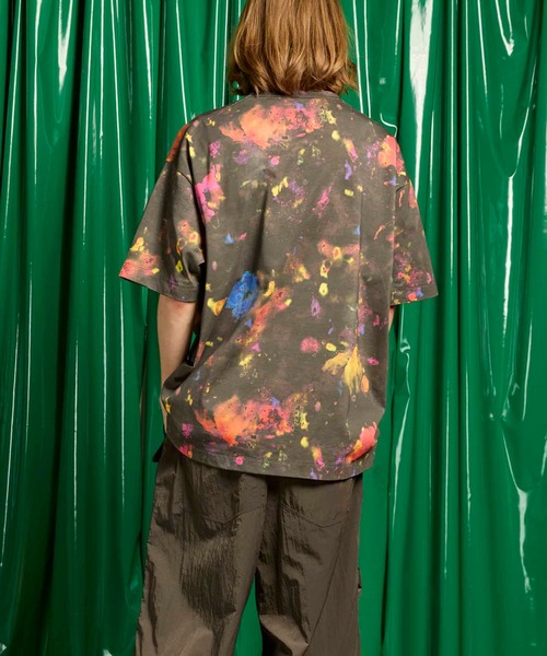 maison special フラワープリントシャツ　花柄　柄シャツ　アロハ メゾンスペシャル ハンドドローイングフラワープリントシャツ
