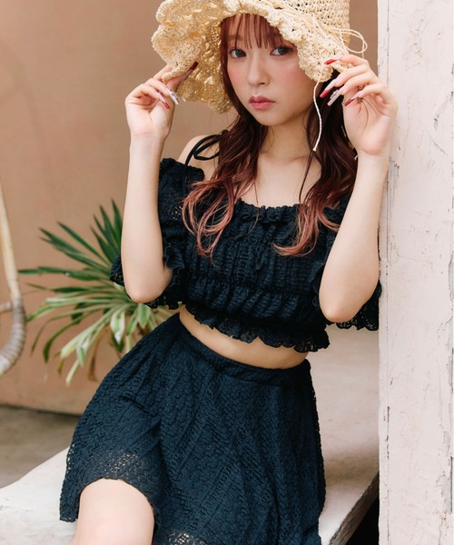 OLIVE des OLIVE レースシャーリングswim wear レースシャーリングswim wear（水着）｜OLIVE des OLIVE