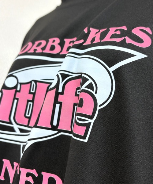 SHEENA(シーナ)の「Fit LifeロゴプリントルーズTシャツ(Tシャツ/カットソー・レディース・ブラック/レッド・M)」の22枚目の写真