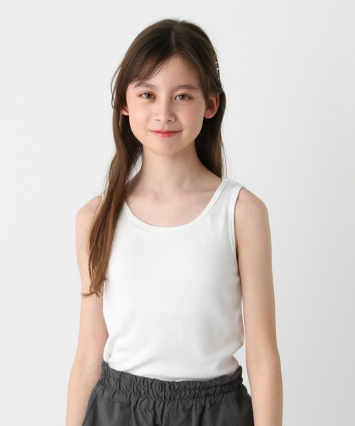 GLOBAL WORK(グローバルワーク)の「コットンキャンディ*DRYカップ付きタンク/321461(タンクトップ・キッズ・ブラック/オフホワイト/ブルー系その他/パープル・140cm/150cm/160cm)」の16枚目の写真