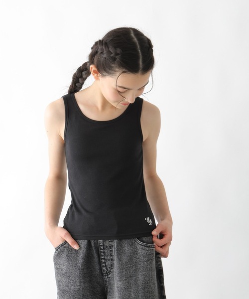 GLOBAL WORK(グローバルワーク)の「コットンキャンディ*DRYカップ付きタンク/321461(タンクトップ・キッズ・ブラック/オフホワイト/ブルー系その他/パープル・140cm/150cm/160cm)」の22枚目の写真