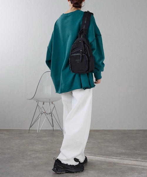 &MARKS(アンドマークス)の「N3【2WAY】ナイロンミニリュック(バックパック/リュック・レディース・ブラック/カーキ/ライトブルー/チャコールグレー/イエロー・FREE)」の14枚目の写真