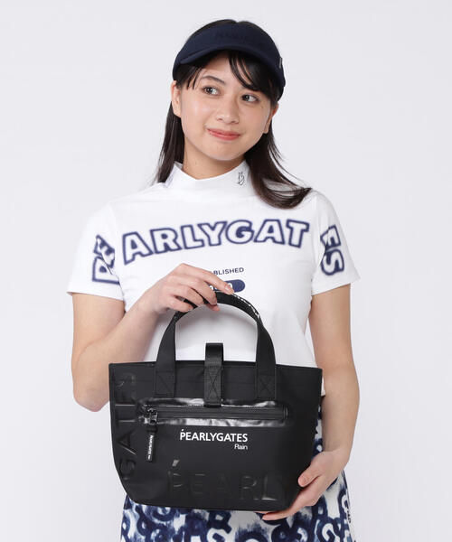 PEARLY GATES(パーリーゲイツ)の「【PEARLY GATES】カートバッグ for RAIN (UNISEX)(ゴルフグッズ・レディース・ネイビー/ベージュ/グリーン系その他・FREE)」の3枚目の写真