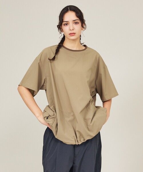 NANGA(ナンガ)の「【NANGA/ナンガ】 PCL EXCURSION TEE/パッカブルTシャツ/最軽量(Tシャツ/カットソー・メンズ・グリーン/ブラック/グレー/カーキ/グリーン系その他・M/L/XL)」の1枚目の写真