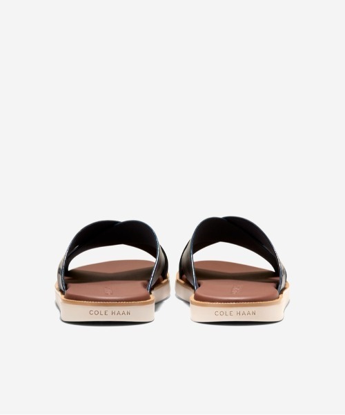 COLE HAAN ブラウン クロスストラップ サンダル Amazon | Cole Haan メンズ ナンタケット クロスストラップ