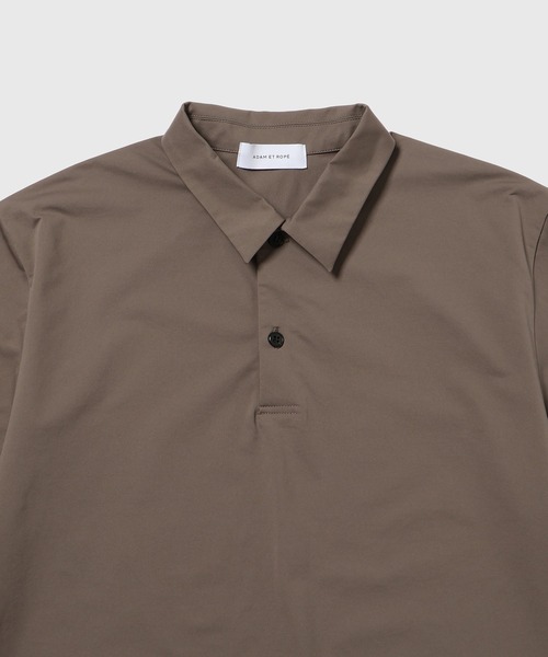 ADAM ET ROPE'（アダムエロペ）の「《UVカット/撥水》ベーシック ポロシャツ / ONOFF兼用（ポロシャツ・メンズ・ブラック/ネイビー/グレー・M/L）」の4枚目の写真