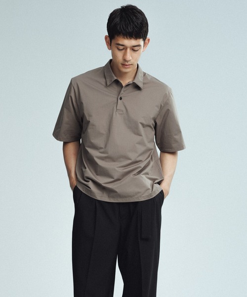 ADAM ET ROPE'（アダムエロペ）の「《UVカット/撥水》ベーシック ポロシャツ / ONOFF兼用（ポロシャツ・メンズ・ブラック/ネイビー/グレー・M/L）」の12枚目の写真