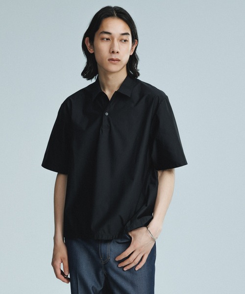 ADAM ET ROPE'（アダムエロペ）の「《UVカット/撥水》ベーシック ポロシャツ / ONOFF兼用（ポロシャツ・メンズ・ブラック/ネイビー/グレー・M/L）」の16枚目の写真