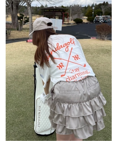 RIENDA GOLF ティアードスカート S RIENDA GOLF | 【一部店舗・WEB限定】【RIENDA GOLF】ティアード