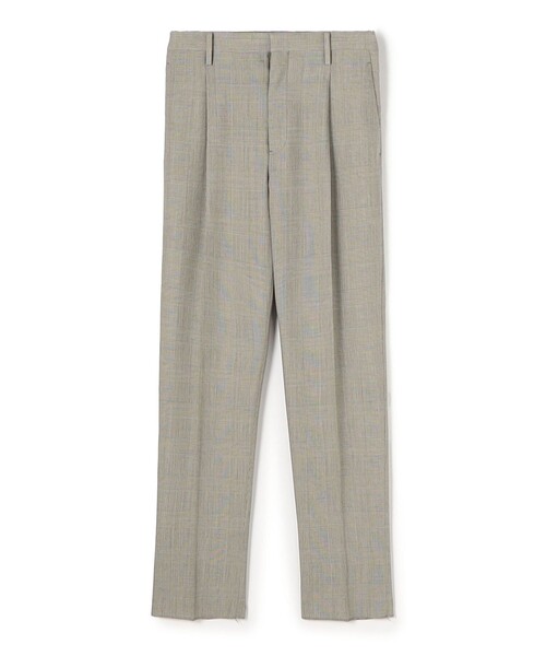 TOMORROWLAND （トゥモローランド）の「ウールシルク 1プリーツ テーパードスラックス（スラックス・メンズ・ネイビー/グレー系その他・44/46/48/50）」の2枚目の写真