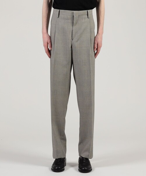 TOMORROWLAND （トゥモローランド）の「ウールシルク 1プリーツ テーパードスラックス（スラックス・メンズ・ネイビー/グレー系その他・44/46/48/50）」の4枚目の写真