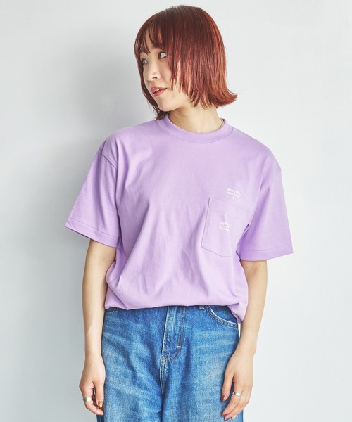 Manhattan Portage（マンハッタンポーテージ）の「S/S Print T-Shirt（Tシャツ/カットソー・メンズ・ホワイト/ブラック/ベージュ/ライトパープル・MEDIUM/SMALL/X-LARGE/LARGE）」の4枚目の写真