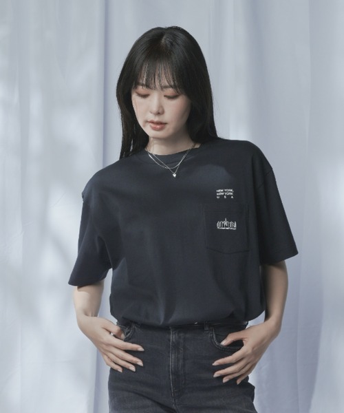 Manhattan Portage（マンハッタンポーテージ）の「S/S Print T-Shirt（Tシャツ/カットソー・メンズ・ホワイト/ブラック/ベージュ/ライトパープル・MEDIUM/SMALL/X-LARGE/LARGE）」の15枚目の写真