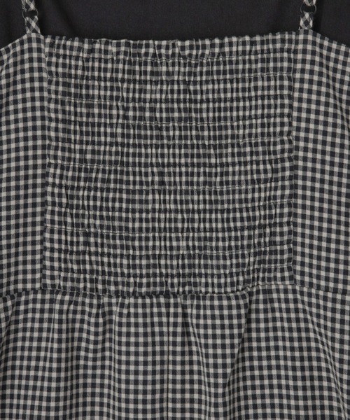 Olu.(オルドット)の「レースアップキャミソールワンピース(ワンピース・レディース・グレー系その他/ブラック×ベージュ・0/1)」の14枚目の写真