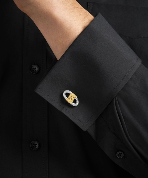 EMPORIO ARMANI（エンポリオアルマーニ）の「エンポリオ・アルマーニ アクセサリー メンズ  ツートーン EGS3184040（カフリンクス・メンズ・マルチ・FREE）」の2枚目の写真