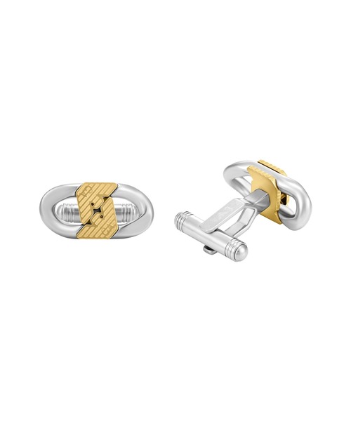 EMPORIO ARMANI（エンポリオアルマーニ）の「エンポリオ・アルマーニ アクセサリー メンズ  ツートーン EGS3184040（カフリンクス・メンズ・マルチ・FREE）」の4枚目の写真