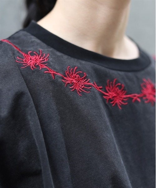Favourite 彼岸花 スカート 帯付き サイズM〜L