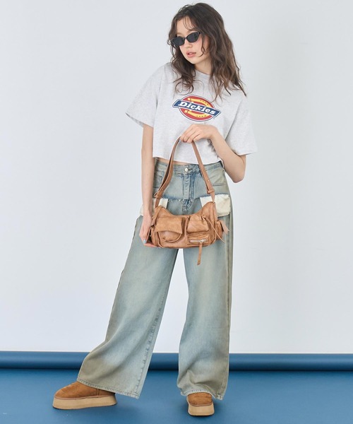 ANAP（アナップ）の「ポケット デザイン 2way ショルダー バッグ（ショルダーバッグ・レディース・ブラウン/ブラック・FREE）」の6枚目の写真