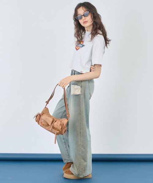 ANAP（アナップ）の「ポケット デザイン 2way ショルダー バッグ（ショルダーバッグ・レディース・ブラウン/ブラック・FREE）」の7枚目の写真