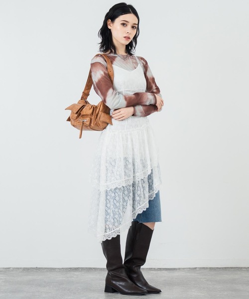 ANAP（アナップ）の「ポケット デザイン 2way ショルダー バッグ（ショルダーバッグ・レディース・ブラウン/ブラック・FREE）」の17枚目の写真