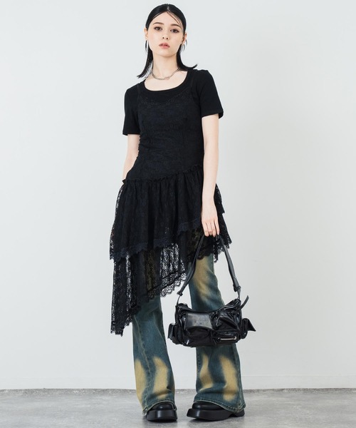 ANAP（アナップ）の「ポケット デザイン 2way ショルダー バッグ（ショルダーバッグ・レディース・ブラウン/ブラック・FREE）」の16枚目の写真