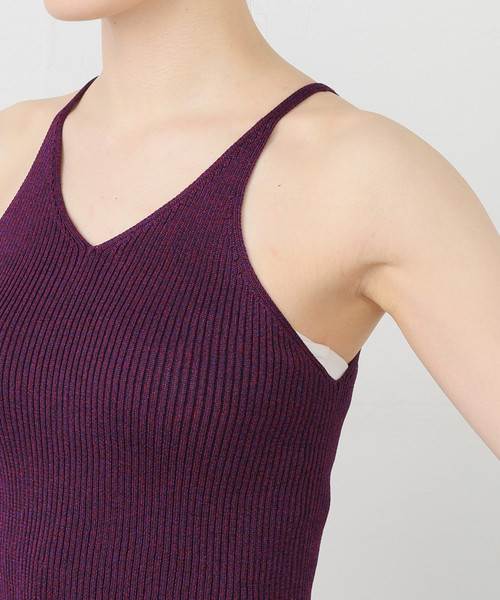 babaco タンクトップ Cotton/Silk Ribbed Tank Top｜babaco(ババコ)公式通販