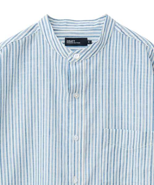CRAFT STANDARD BOUTIQUE（クラフトスタンダードブティック）の「ハーフプラケット半袖シャツ【ユニセックス】（シャツ/ブラウス・レディース・ブルー系その他7/ブルー系その他6・S/M/L）」の13枚目の写真