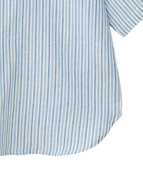 CRAFT STANDARD BOUTIQUE（クラフトスタンダードブティック）の「ハーフプラケット半袖シャツ【ユニセックス】（シャツ/ブラウス・レディース・ブルー系その他7/ブルー系その他6・S/M/L）」の15枚目の写真