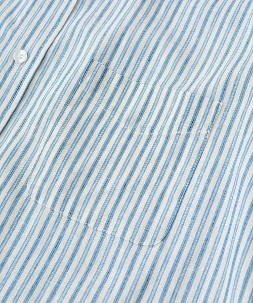 CRAFT STANDARD BOUTIQUE（クラフトスタンダードブティック）の「ハーフプラケット半袖シャツ【ユニセックス】（シャツ/ブラウス・レディース・ブルー系その他7/ブルー系その他6・S/M/L）」の16枚目の写真