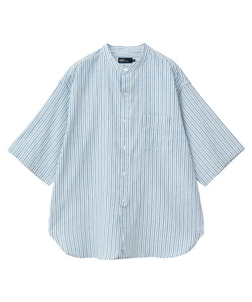 CRAFT STANDARD BOUTIQUE（クラフトスタンダードブティック）の「ハーフプラケット半袖シャツ【ユニセックス】（シャツ/ブラウス・レディース・ブルー系その他7/ブルー系その他6・S/M/L）」の22枚目の写真