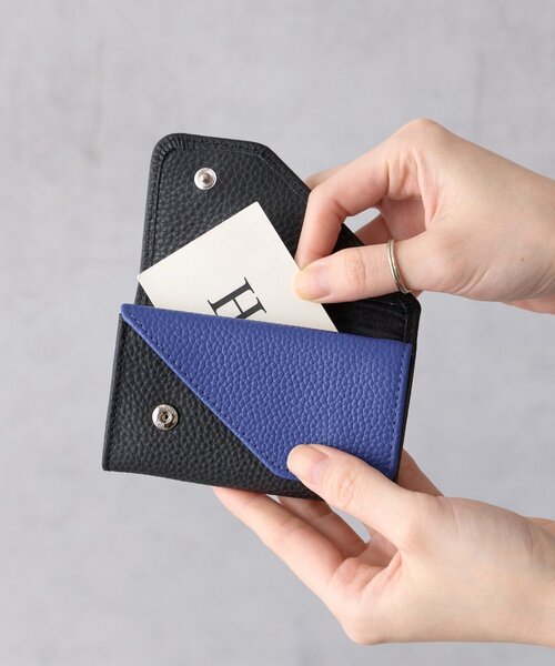 BIRTHDAY BAR（バースデイバー）の「【onoff//　オノフ】本革名刺入れ（名刺入れ・レディース・オリーブ/アイボリー/ブラック/キャメル/ベージュ/ブラック系その他/グレー・0）」の4枚目の写真